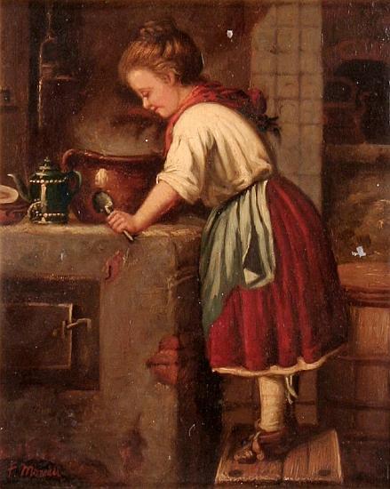 Gustave Moreau La jeune cuisiniere China oil painting art